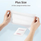 Plus Size Makeup Remover Pads - Deep Cleaning Non-Woven Cotton Wipes (30 Pieces)